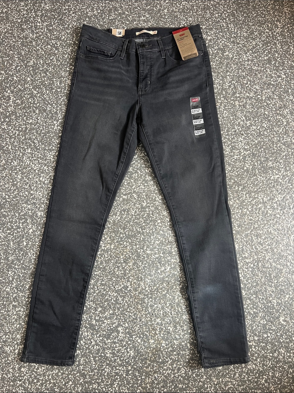 Levi's Charcoal Black Slim Jeans